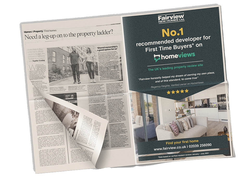 Fairview New Homes - Evening Standard Ad